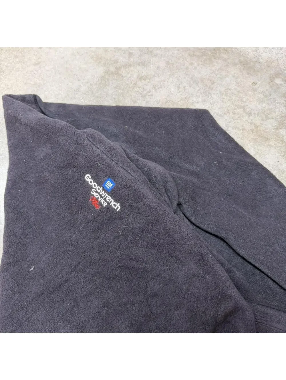 vintage dale earnhardt nascar racing black red quarter zip fleece jacket large